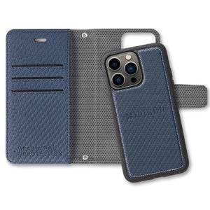 Navy iPhone 13 Pro case with card slots