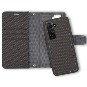 Samsung S25 Ultra detachable case with carbon fiber texture