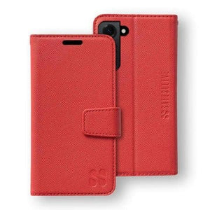 Red Samsung S25 Ultra wallet case