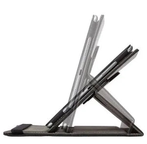 Tablet case in multiple angled positions