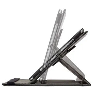 Tablet case in multiple angled positions