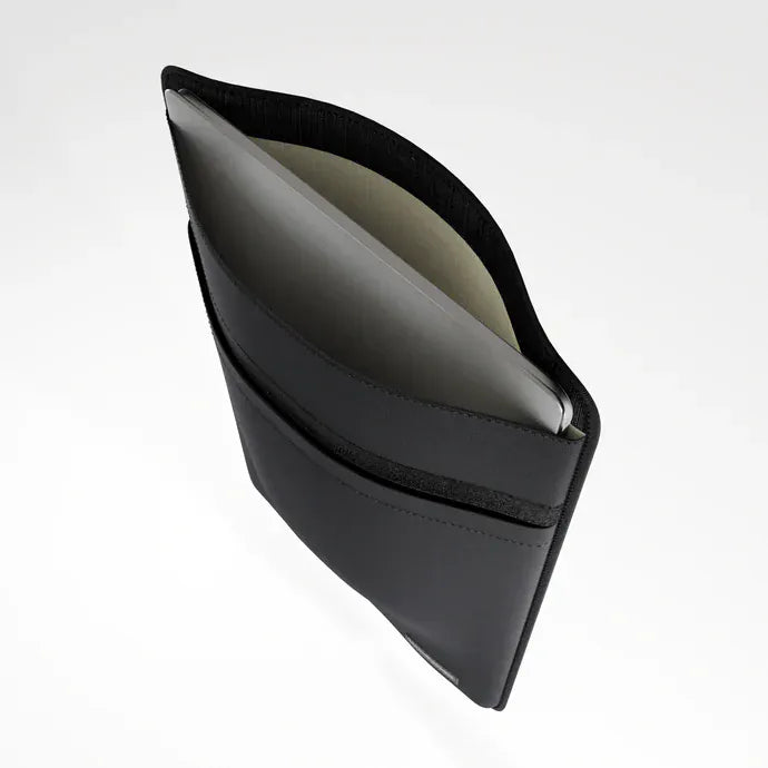 Black laptop sleeve.