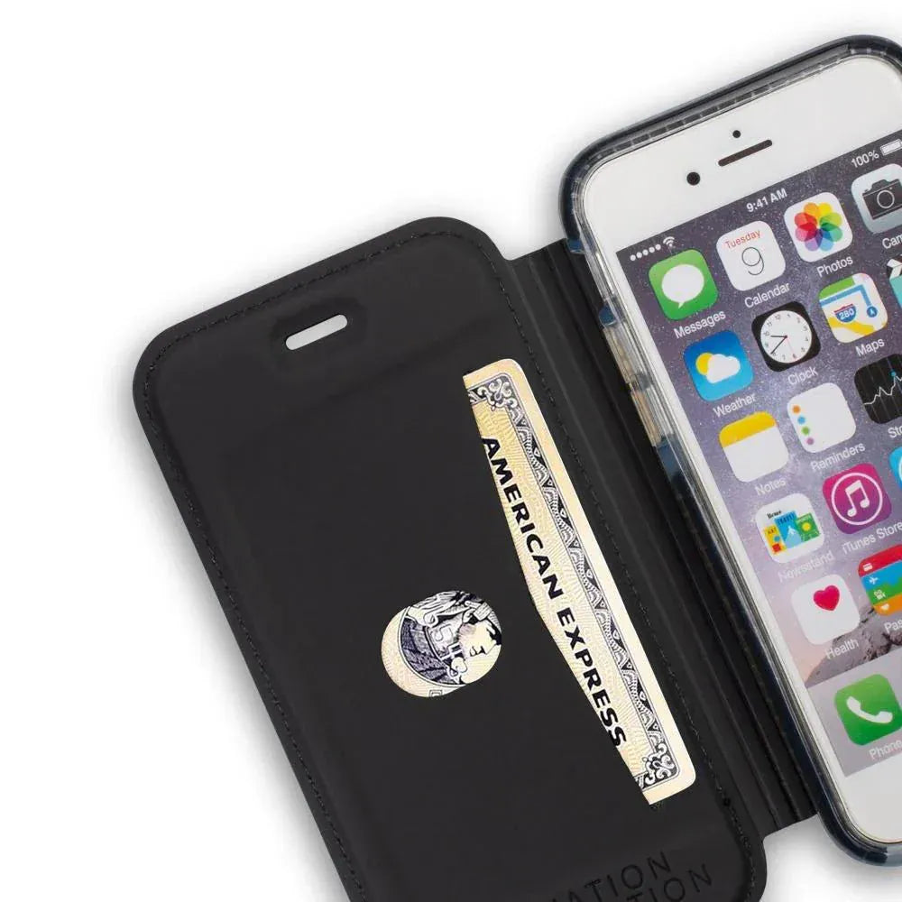 Black Slim Phone Case with American Express Card