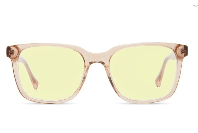 BB15928 Glasses with yellow tinted lenses