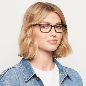 Woman wearing BB2335 eyeglasses