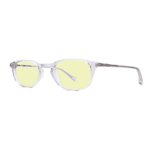BB8570 clear frame glasses with yellow lenses