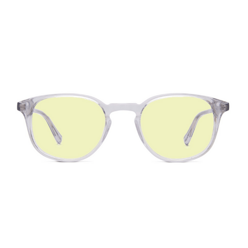 BB8570 Clear Frame Glasses with Yellow Tint