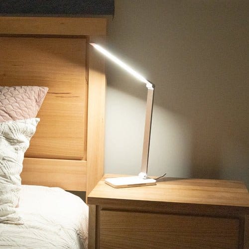 Daytime Biolight Lamp on bedside table