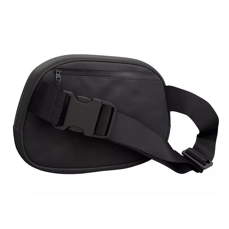 Def15023 black fanny pack with buckle