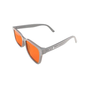 Gray sunglasses with orange lenses - Def21040