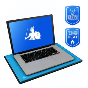 DefenderPad laptop EMF radiation shield and heat reduction pad