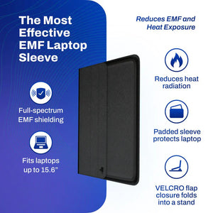 DefenderShield EMF Laptop Sleeve - Protects from EMF & Heat