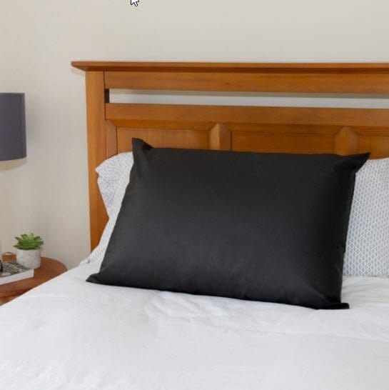 EA3017_5 Black Pillow on Bed