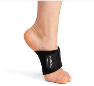 Earthing band on ankle