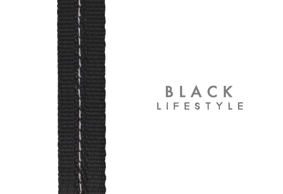 Black ribbon detail with Black Lifestyle text.