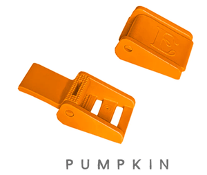 Orange ratchet buckle ER3407, pumpkin color