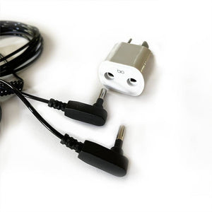 GOSK15815 Headphones, charger, and cable on white background.