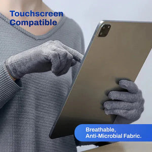 Touchscreen gloves from catalog, breathable fabric
