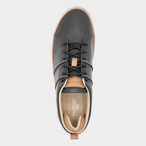 Harmony 783 Black Leather Sneaker - H-BLW_69551b58