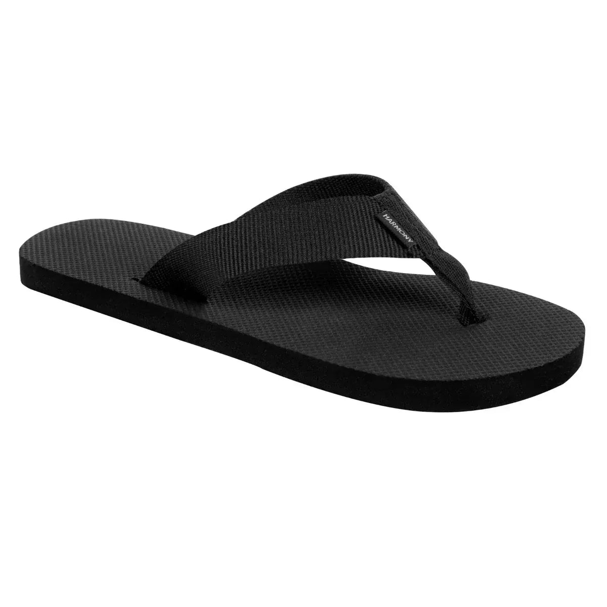 Black grounding flip-flop sandal for men