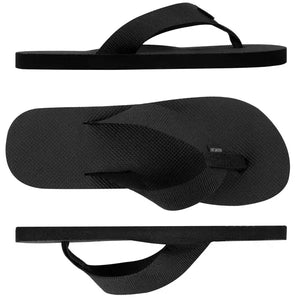 Black grounding sandals multiview for men
