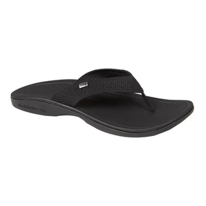 Black conductive grounding flip-flop sandal
