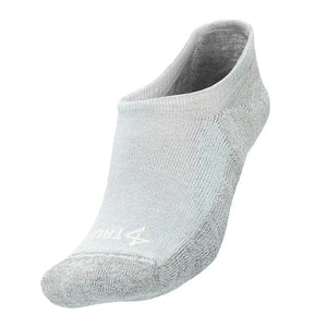 Gray No-Show Sock - Front View