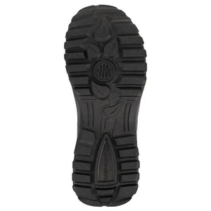 Trail shoe outsole with deep tread