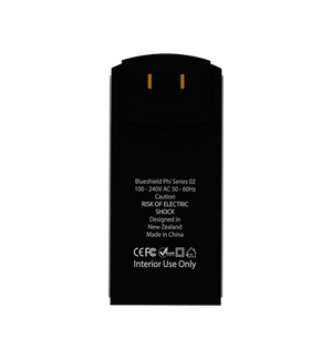 Blueshield Phi Series 02 PO2-4 plug, Interior Use Only, Risk of Electric Shock