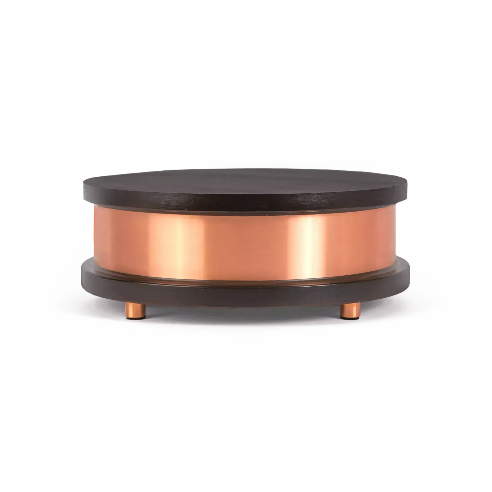 Dark Beach coffee table with copper band