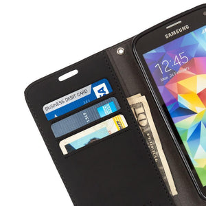Samsung Galaxy S6 wallet case with cards and cash