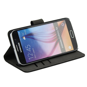 Samsung Galaxy S6 phone in black case