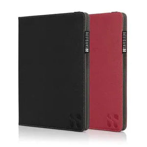 SS Tab large tablet cases stacked, black and red