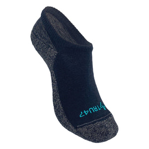 T47_NS_Black No-Show Sock