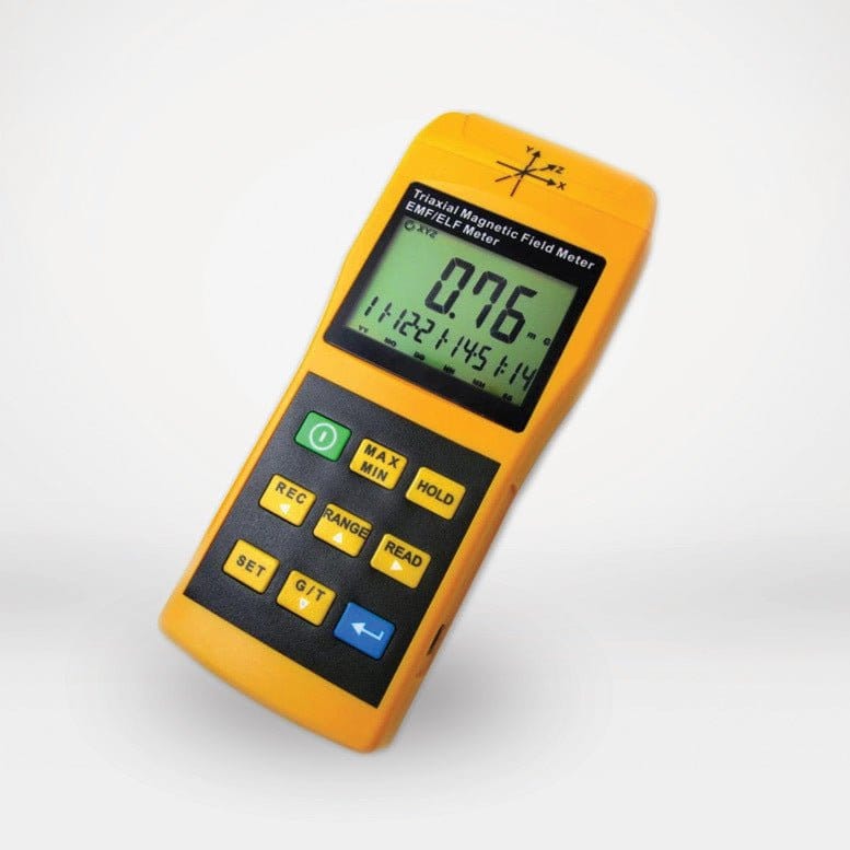 TM7EV8RSGY EMF/ELF Magnetic Field Meter reading 0.76