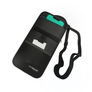 UA Faraday ConcealShield bag with phone and cards