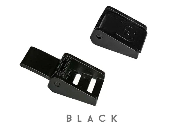Black cam buckle