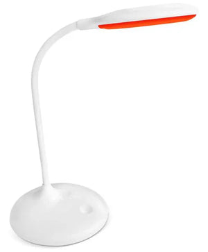Blue light blocking desk lamp with red twilight light