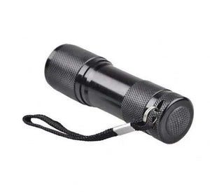 Blue light blocking red light torch