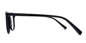 Clark Gloss Black Eyeglasses - Side View