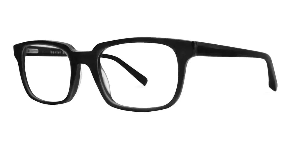 Matte black crane eyeglasses