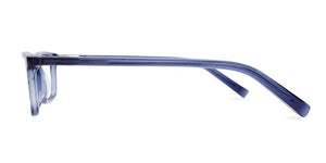 Harper Crystal Azure Eyeglasses - Side View