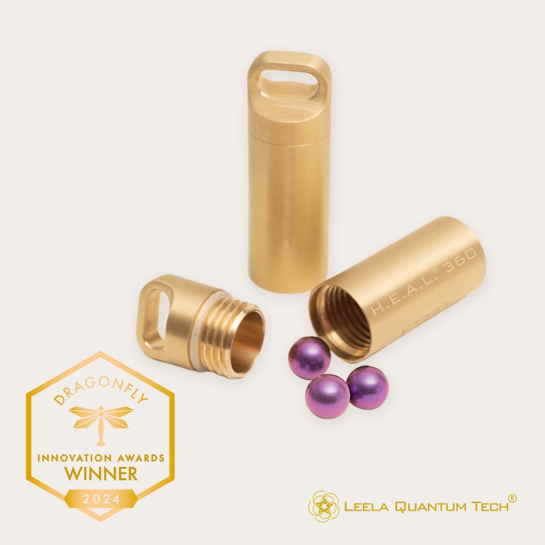 Heal Capsule Petite with purple spheres, Innovation Award Winner