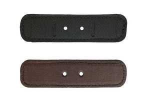 Black & brown shoe heel protectors