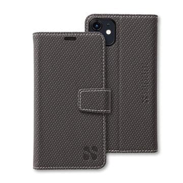 iPhone 11 Black Carbon Fiber Wallet Case