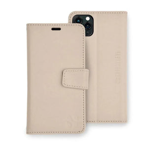 iPhone 12 Max Beige Leather Case