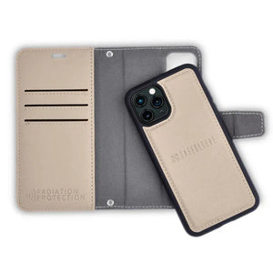iPhone 12 Max Beige Case with Radiation Protection