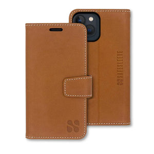 Brown leather iPhone 13 Max L wallet case