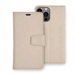 iPhone 13 Pro Beige Leather Case