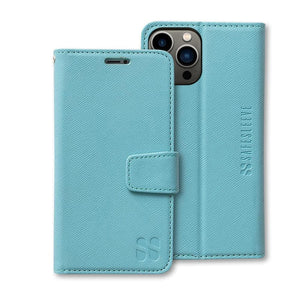iPhone 13 Pro Blue Wallet Case
